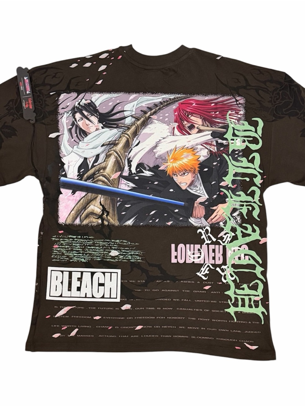 Bleach X Civil Regime In Bloom American Classic Oversized Tee